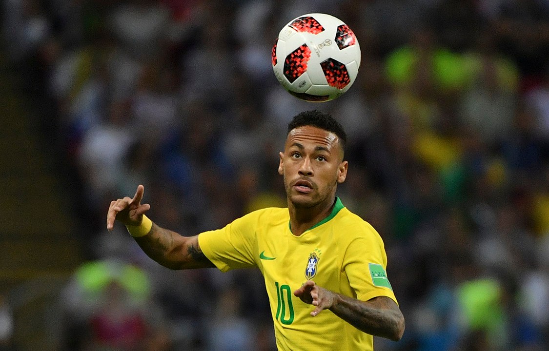 O atacante brasileiro Neymar, capitão da seleção