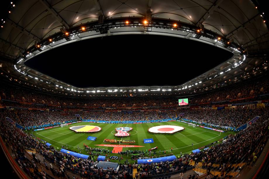 Visão geral da Arena Rostov antes do início da partida entre Bélgica e Japão - 02/07/2018