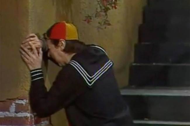 Quico chorando