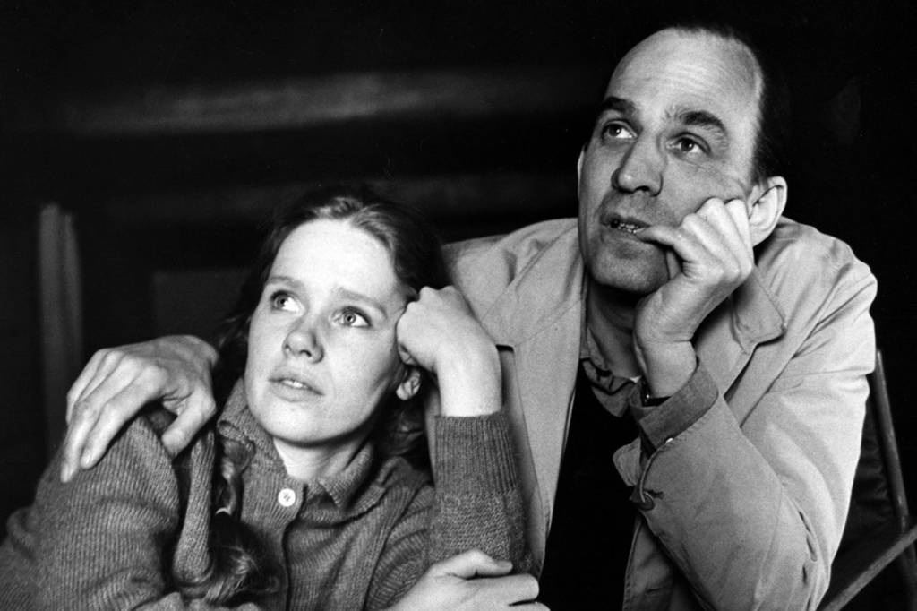 Ingmar Bergman e a atriz Liv Ullmann