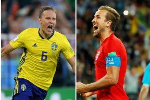 Suécia e Inglaterra se classificam para as quartas de final da Copa do Mundo