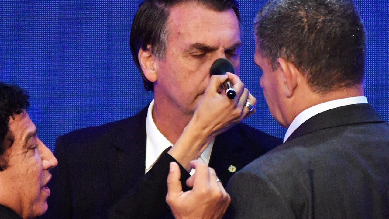Candidato à presidência Jair Bolsonaro