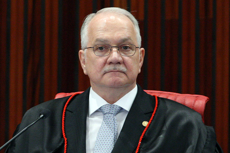 O ministro do TSE. Edson Fachin, durante julgamento do registro de candidatura do ex-presidente Lula - 31/08/2018