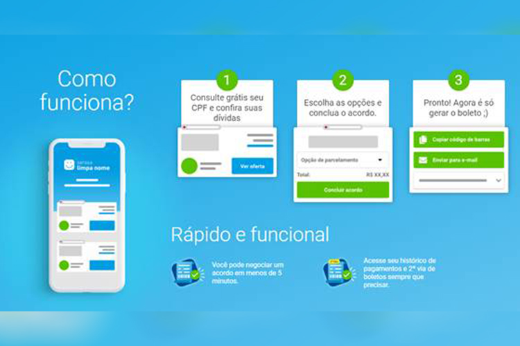 Serasa relança serviço gratuito Limpa Nome Serasa relança serviço gratuito Limpa Nome