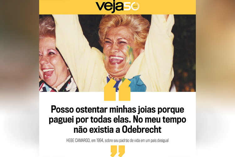 Frase dita por Hebe Camargo em 1994