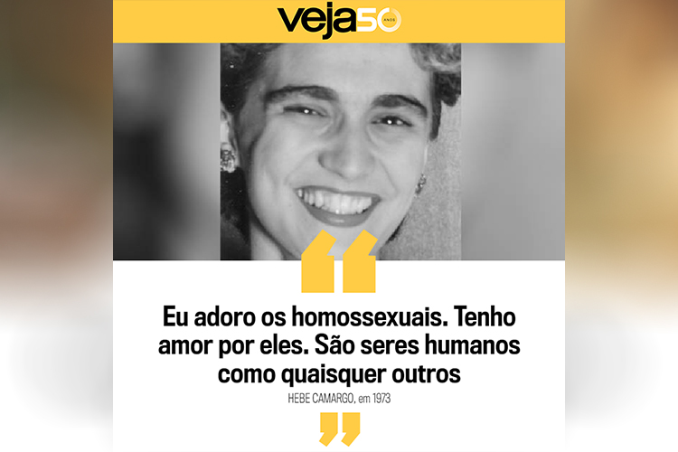 Frase dita por Hebe Camargo em 1973