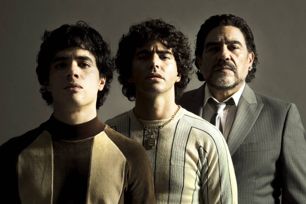 Nazareno Casero, Juan Palomino e Nicolás Goldschmidt interpretarão Maradona em diferentes fases da vida do jogador
