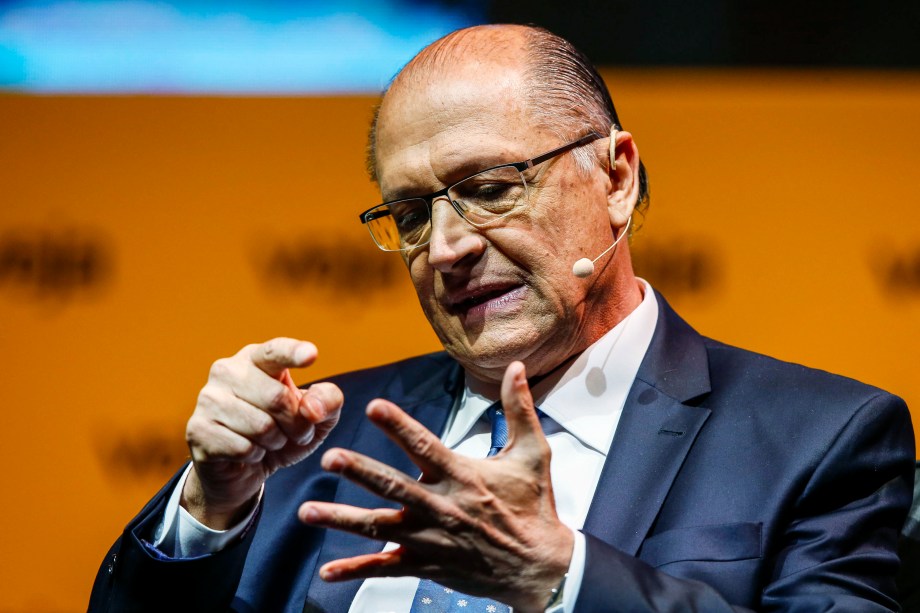 O candidato Geraldo Alckmin (PSDB) foi o segundo presidenciável a ser entrevistado no fórum Amarelas ao Vivo