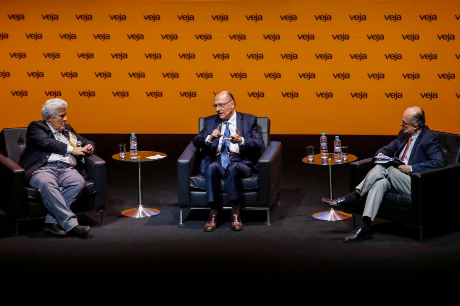 Geraldo Alckmin foi entrevistado por <span>Ricardo Noblat, colunista, e</span> <span>Fábio Altman, redator-chefe de VEJA</span>