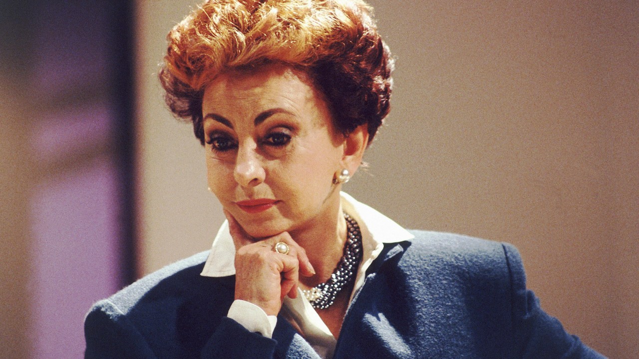 Beatriz Segall na novela "Vale Tudo", da Rede Globo em 1988