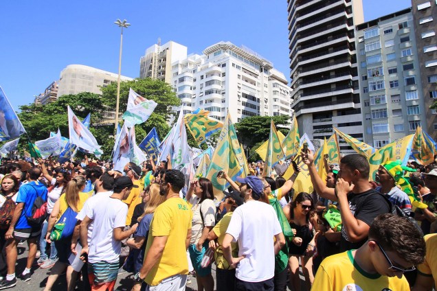 Ato pela vida do candidato à Presidência da República, Jair Bolsonaro (PSL), em Copacabana, no Rio de Janeiro (RJ) - 09/09/2018