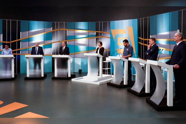 Seis candidatos à Presidência da República participam de debate realizado pela TV Gazeta - 09/09/2018