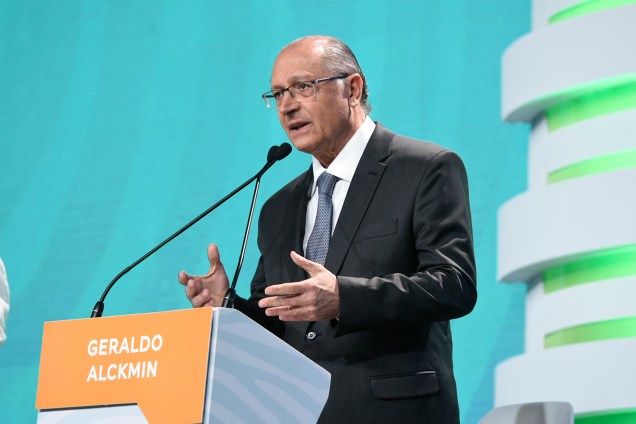 Geraldo Alckmin (PSDB), candidato à Presidência da República, durante debate realizado pela TV Aparecida - 20/09/2018