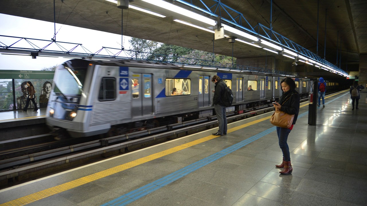 Metro Sumaré, na linha verde, zona oeste de São Paulo