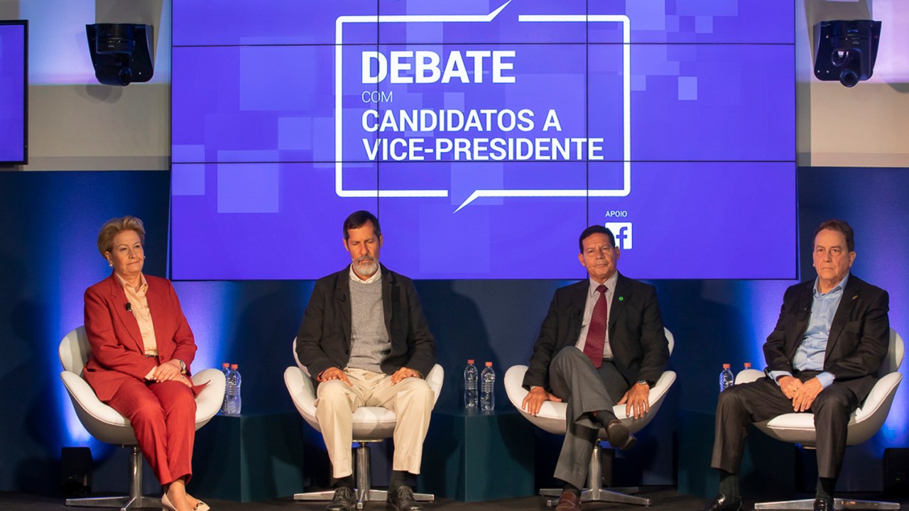 Debate entre vice candidatos à Presidência - Eleições 2018