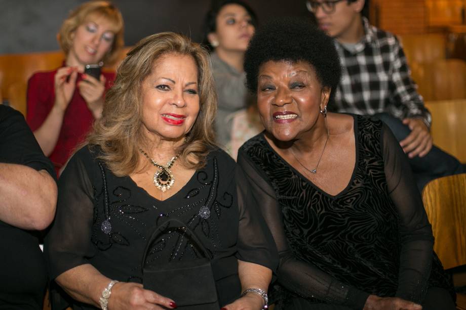 A cantora Ângela Maria na festa de fim de ano do Circuito SP de Cultura no Centro Cultural São Paulo onde foi homenageada - 17/02/2014
