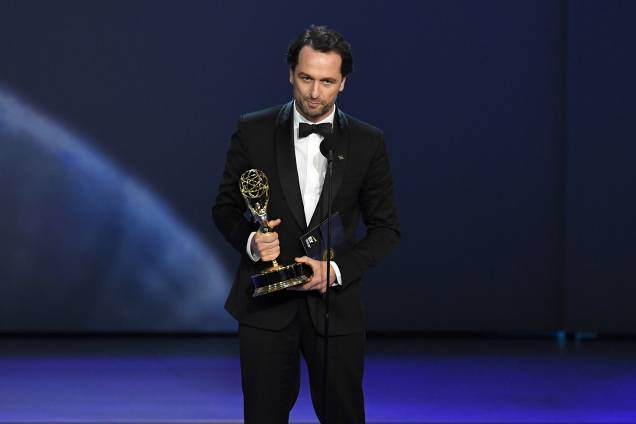 Matthew Rhys vence na categoria de Melhor ator em série dramática, durante o Emmy Awards - 17/09/2018 Matthew Rhys vence na categoria de Melhor ator em série dramática, durante o Emmy Awards - 17/09/2018