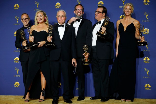 ''Saturday Night Live' vence a categoria de Melhor programa de esquetes, durante o Emmy Awards - 17/09/2018