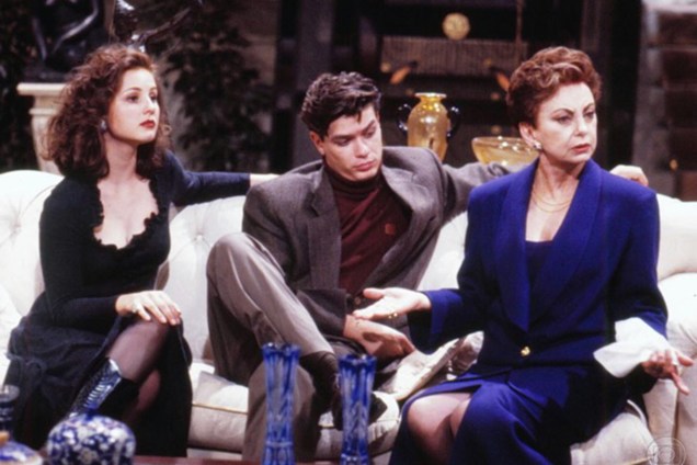 Daniela Camargo, Fábio Assunção e Beatriz Segall em cena da novela 'Sonho Meu', de 1993