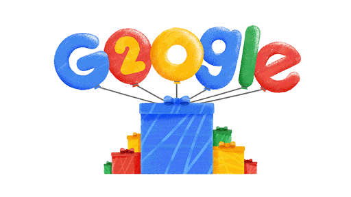 Google 20 anos – GIF Google 20 anos – GIF