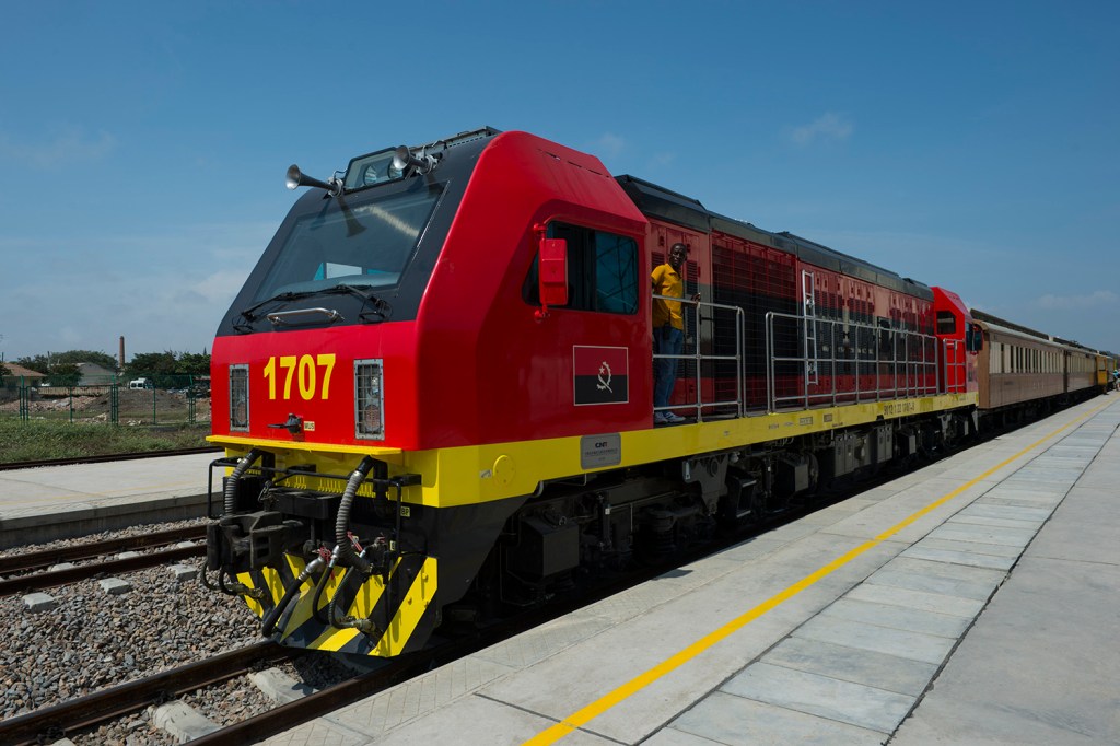 ANGOLA - 2013/04/12: Train between Lobito and Benguela in Angola. (Photo by via Getty Images)