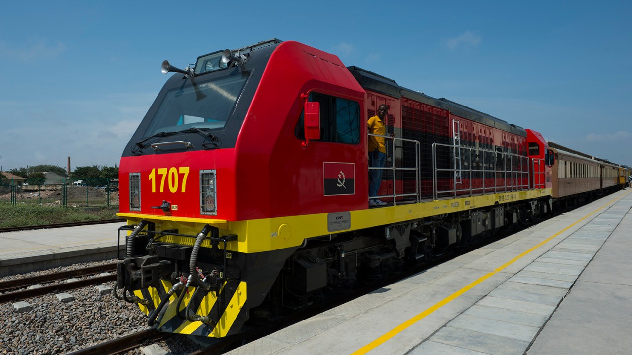 ANGOLA - 2013/04/12: Train between Lobito and Benguela in Angola. (Photo by via Getty Images)
