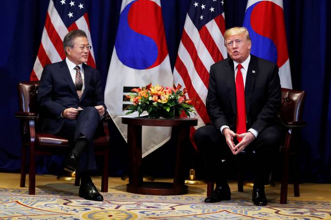 Donald Trump e Moon Jae-in