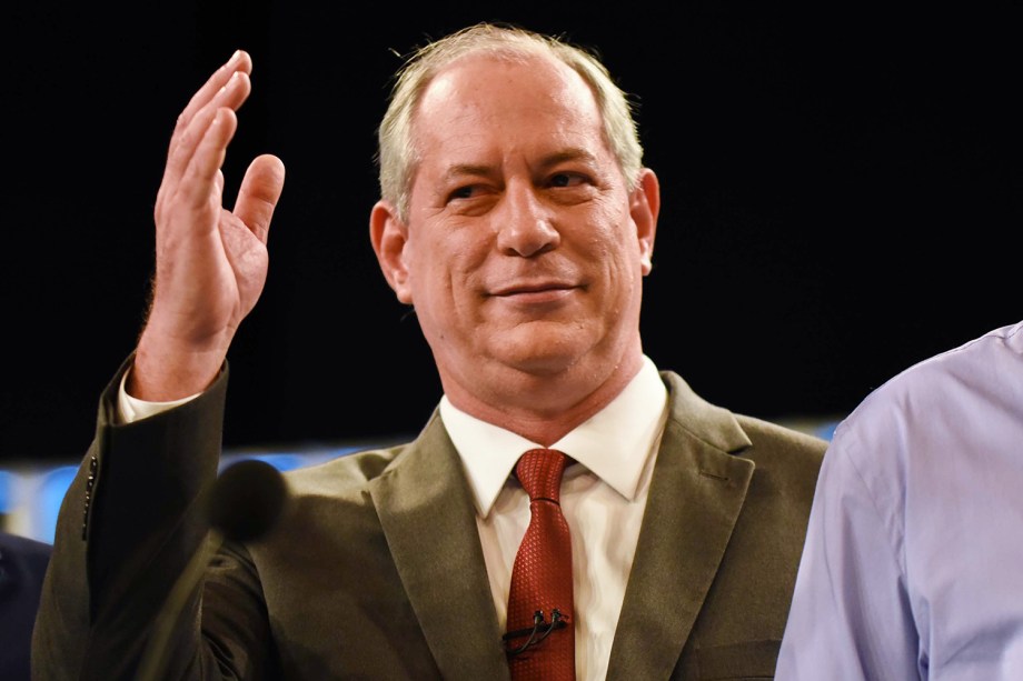 Ciro Gomes (PDT), candidato à Presidência da República, durante debate realizado pela TV Globo - 04/10/2018