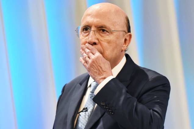 Henrique Meirelles (MDB),  candidato à Presidência da República, durante debate realizado pela TV Globo - 04/10/2018