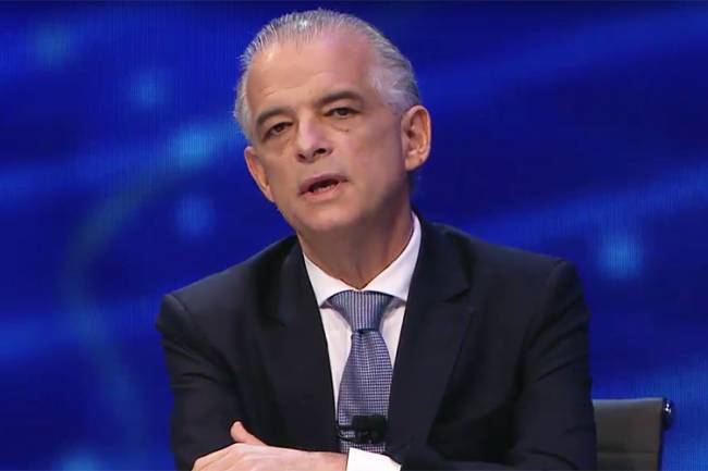 Debate Band SP – Márcio França O ex-governador Márcio França (PSB) em debate para as eleições ao governo de São Paulo, em 2018