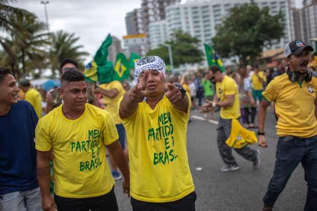 Apoiadores de Jair Bolsonaro se reúnem no Rio de Janeiro (RJ) - 28/10/2018