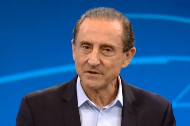 Paulo Skaf (MDB), durante debate entre candidatos ao governo de São Paulo, realizado pela TV Globo - 02/10/2018