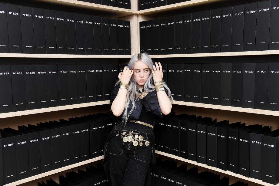 A cantora Billie Eilish participa da comemoração do lançamento do Coco Club da Chanel em Nova York, Estados Unidos - 10/11/2017