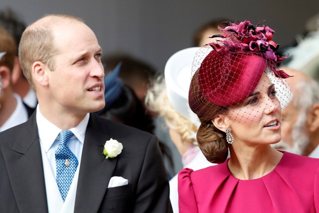 Príncipe William e Kate, Duquesa de Cambridge participam da cerimônia de casamento da princesa Eugenie de York no Castelo de Windsor - 12/10/2018