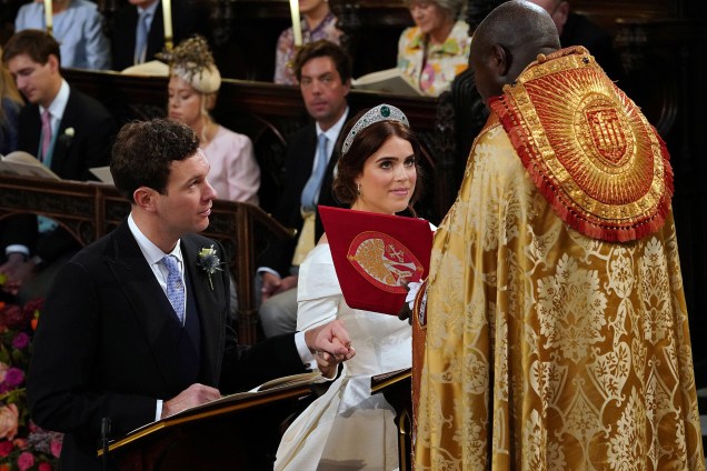 O casamento da princesa Eugenie com Jack Brooksbank na capela de São Jorge em Windsor - 12/10/2018