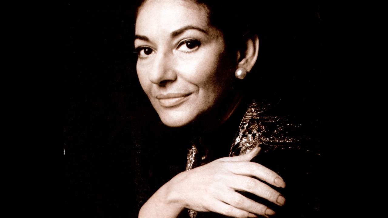 A cantora grega de ópera Maria Callas