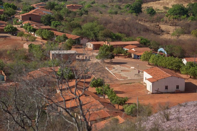 Vista da cidade de Guaribas, localizada no estado do Piauí - 10/10/2018