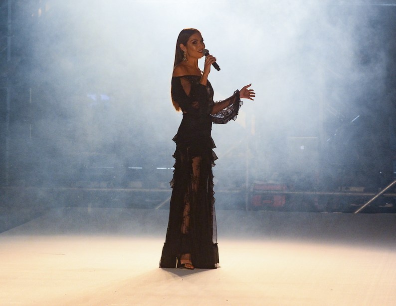 Patricia Poeta durante o evento da Le Lis Blanc, no Jockey Club, em São Paulo - 18/10/2018