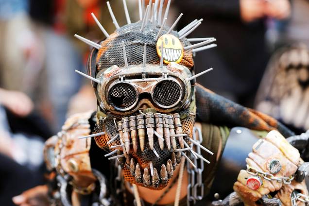 Evento de Halloween realizado em Kawasaki, no sul de Tóquio, no Japão, reúne milhares de pessoas - 28/10/2018 Evento de Halloween realizado em Kawasaki, no sul de Tóquio, no Japão, reúne milhares de pessoas - 28/10/2018