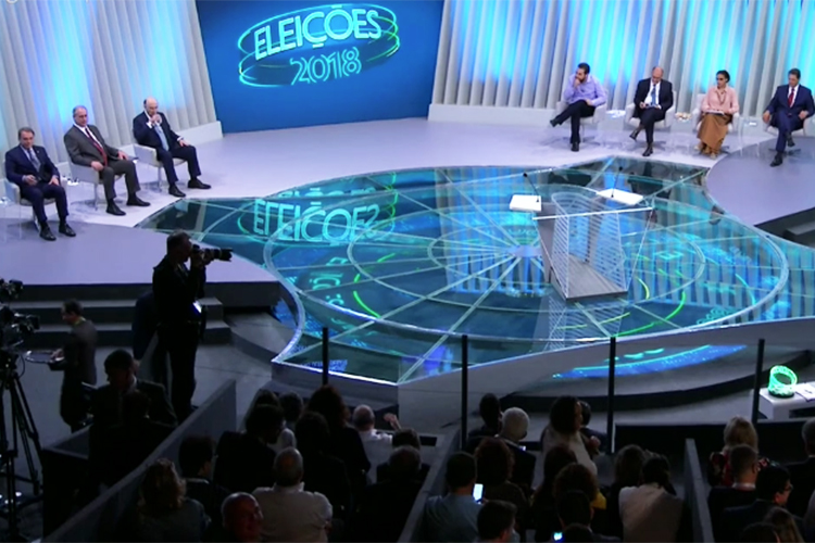 Sete candidatos à Presidência da República participam de debate na TV Globo - 04/10/2018