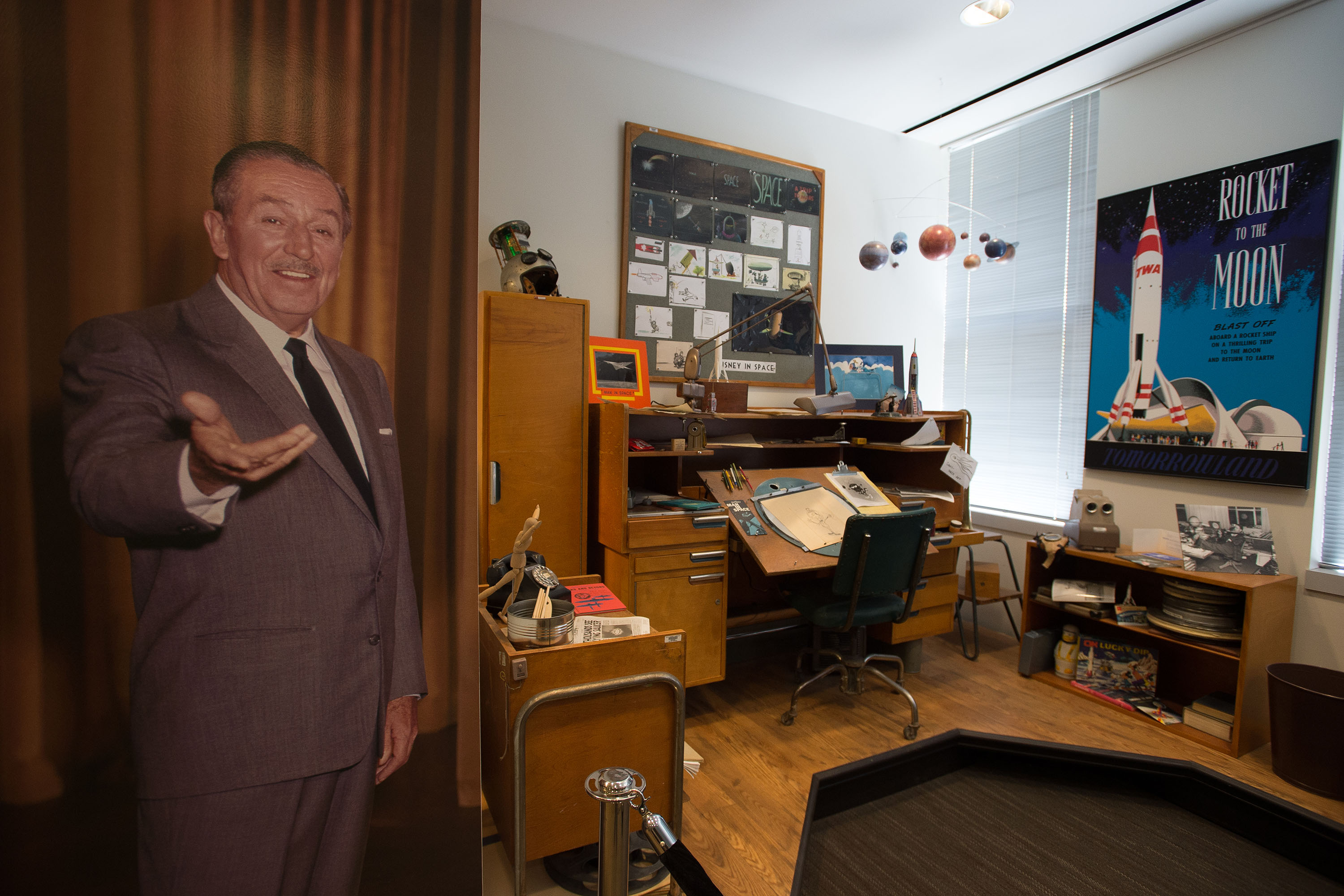 O escritório de Walt Disney