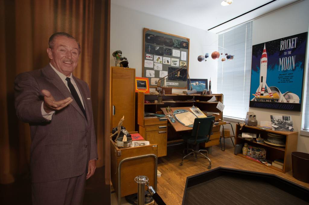 O escritório de Walt Disney
