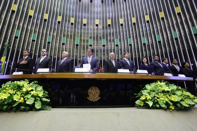O presidente eleito Jair Bolsonaro participa de sessão solene do Congresso Nacional destinada a comemorar os 30 anos da Constituição Cidadã - 06/11/2018 O presidente eleito Jair Bolsonaro participa de sessão solene do Congresso Nacional destinada a comemorar os 30 anos da Constituição Cidadã - 06/11/2018