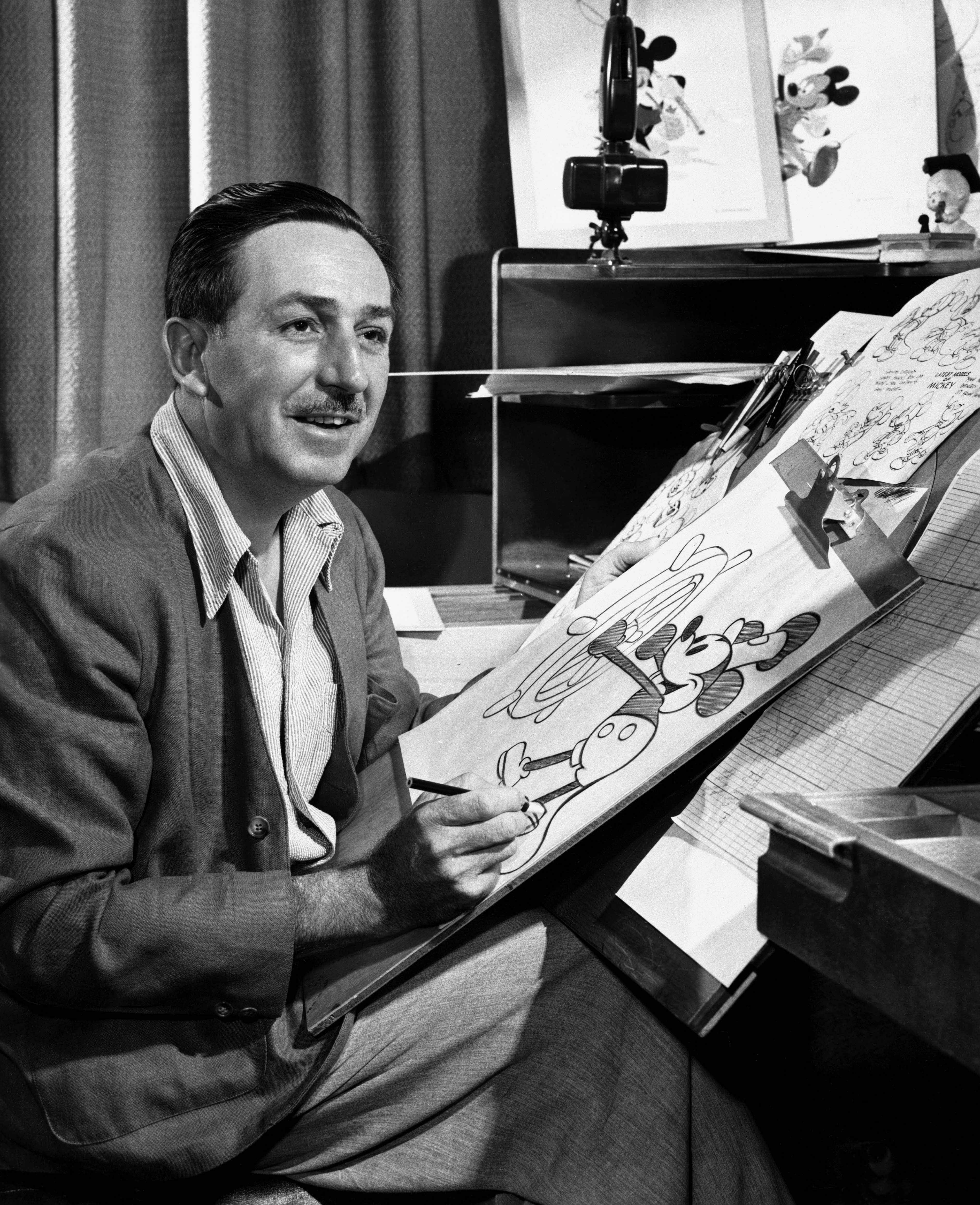 Os arquivos da Disney guardam 8 mil fotografias só do seu fundador