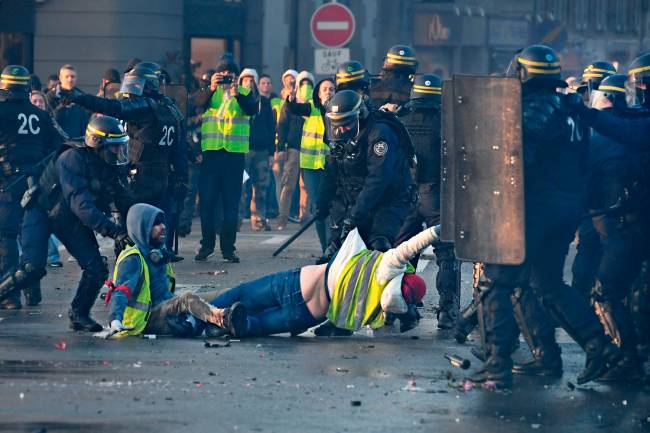 Protestos na França
