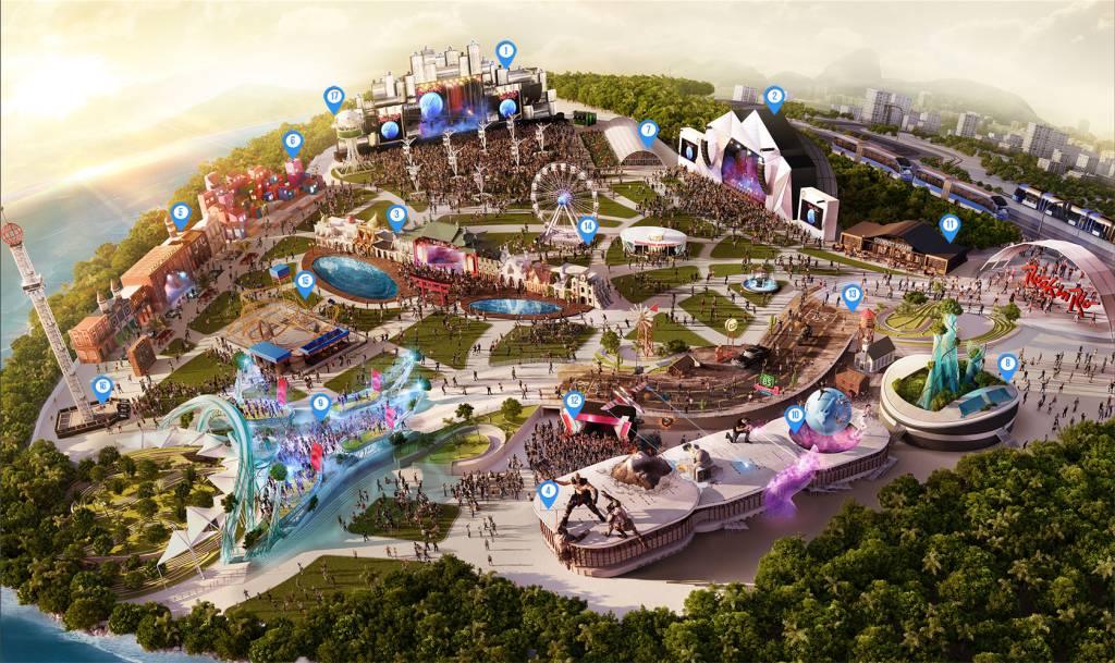 mapa rock in rio mapa rock in rio