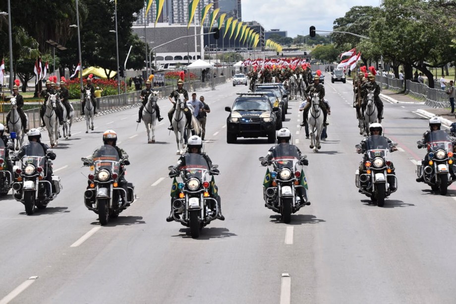 Ensaio para a posse do Presidente eleito Jair Bolsonaro em Brasília