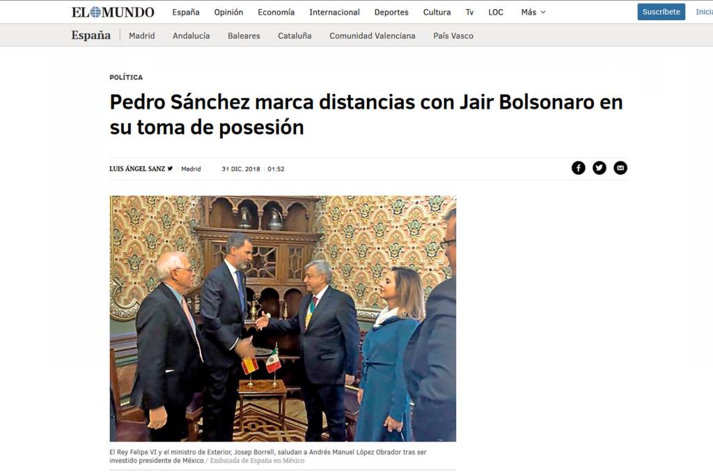Imprensa internacional repercute posse de Bolsonaro Imprensa internacional repercute posse de Bolsonaro