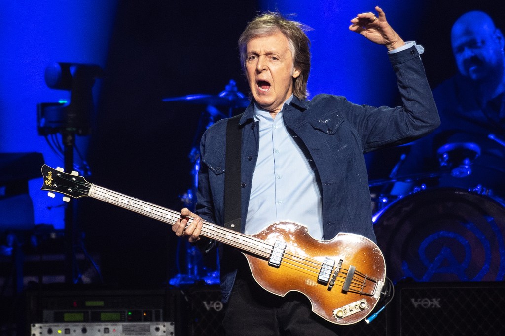 O cantor e compositor Paul McCartney
