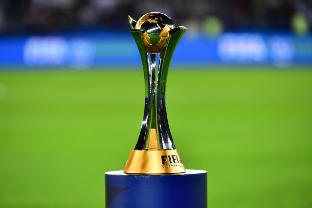 Troféu do Mundial de Clubes da FIFA antes da final do torneio entre Real Madrid e Al Ain - 22/12/2018